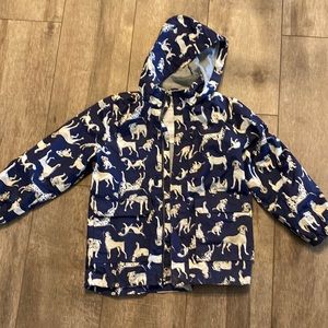 Carters Rain Jacket with dog print !